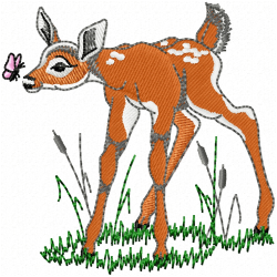 Gazelle Embroidery Design 8